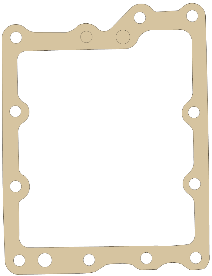 Harley Davidson FL Ratchet Top gasket outline