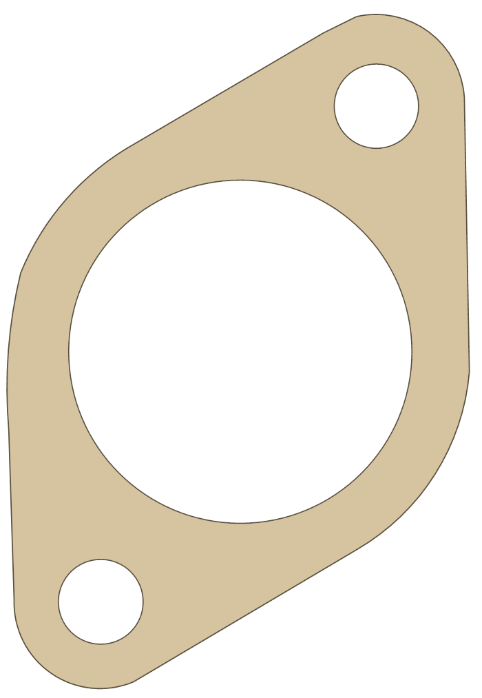 Harley Davidson Shovelhead 11 gasket outline