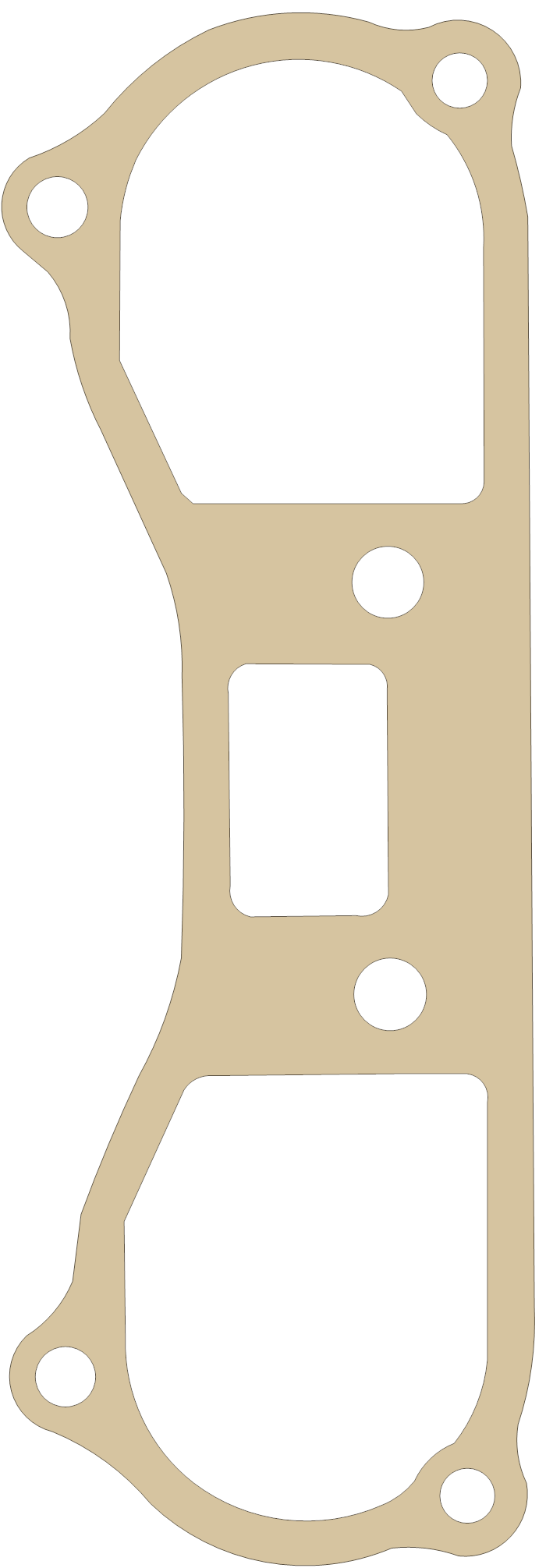 Harley Davidson Evo 6 gasket outline