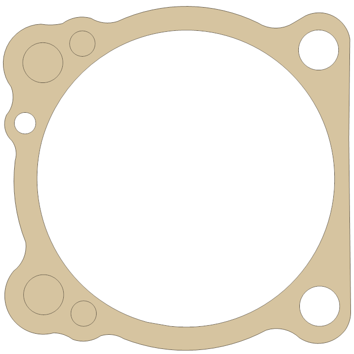Harley Davidson Evo 8 gasket outline