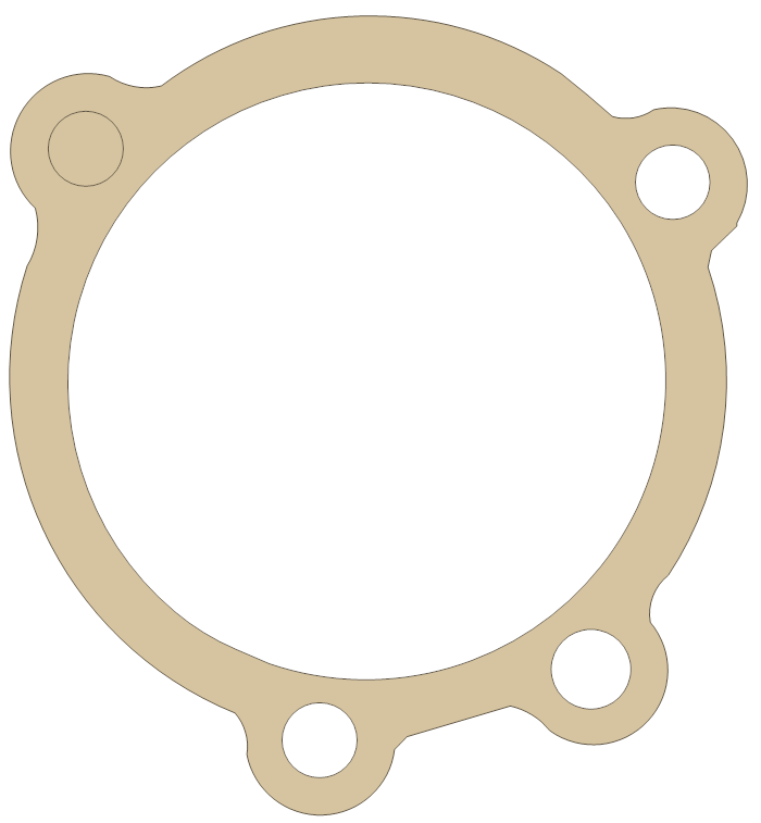 Harley Davidson Evo 9 gasket outline