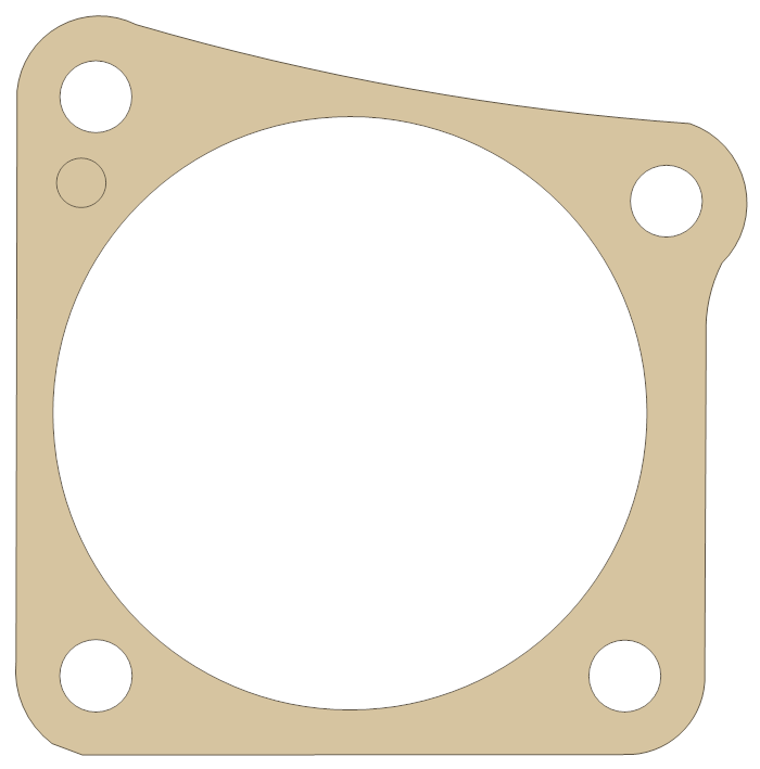 Harley Davidson Evo 2 gasket outline