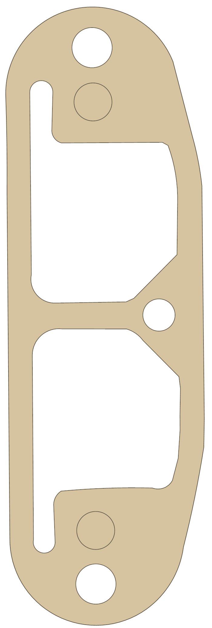 Harley Davidson Evo 6 gasket outline