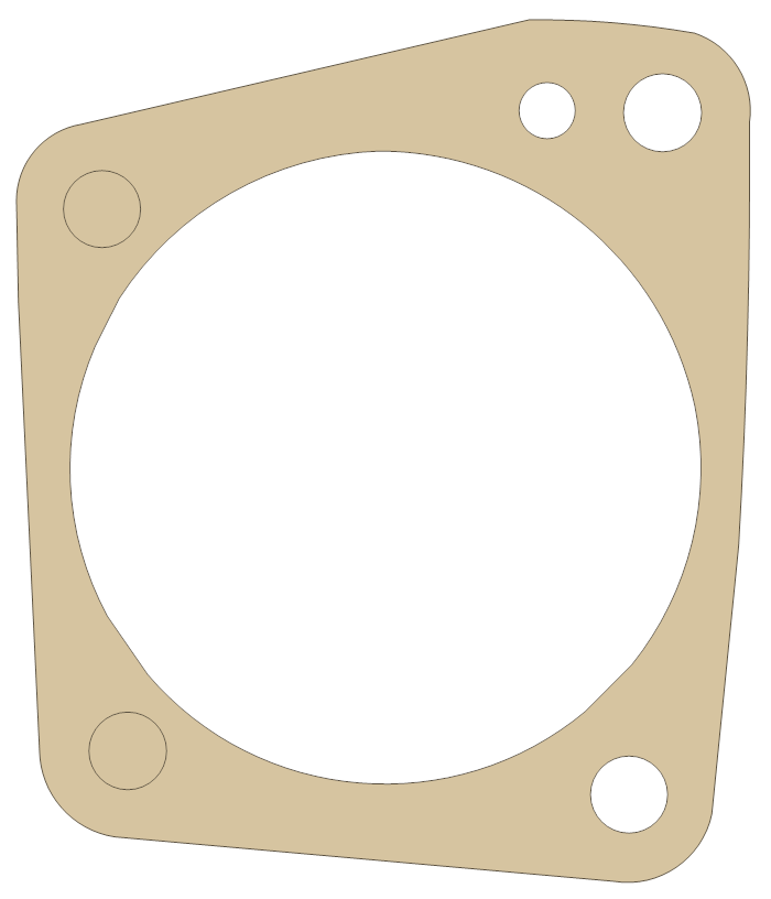 Harley Davidson Evo 3 gasket outline