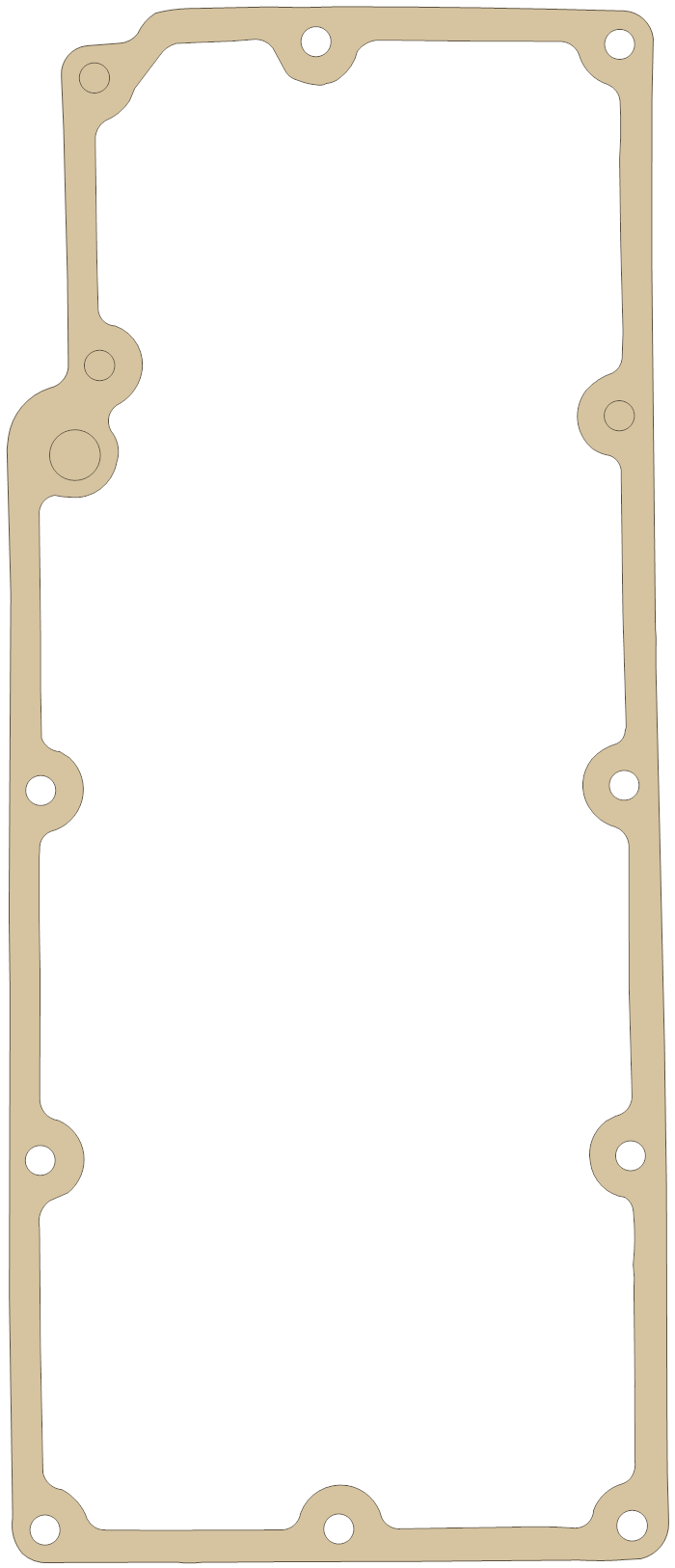 Harley Davidson Gasket gasket outline, OEM 26077-93, B material