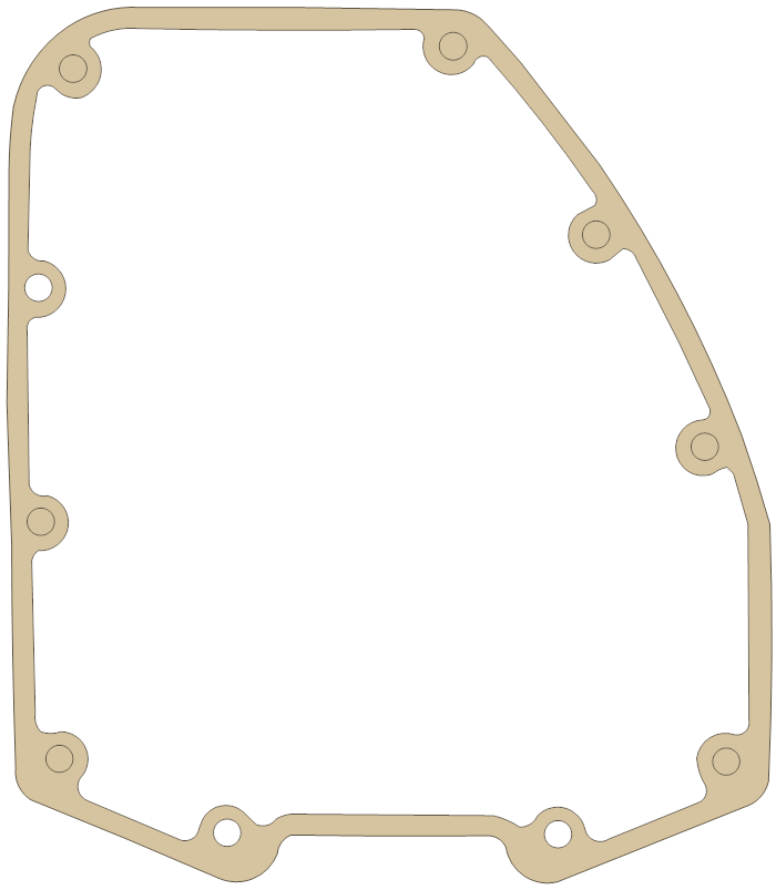 Harley Davidson Twin Cam 88 1 gasket outline