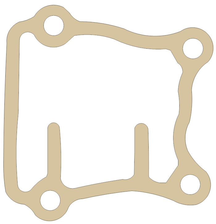 Harley Davidson Twin Cam 88 2 gasket outline