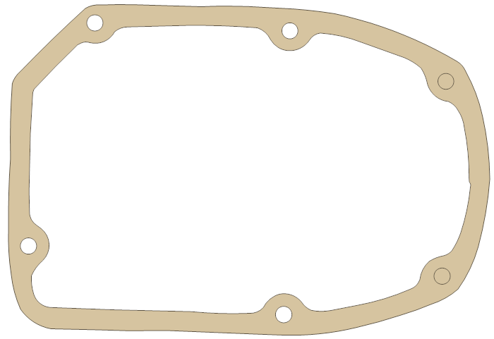 Cobra 50 Cover Gasket gasket outline