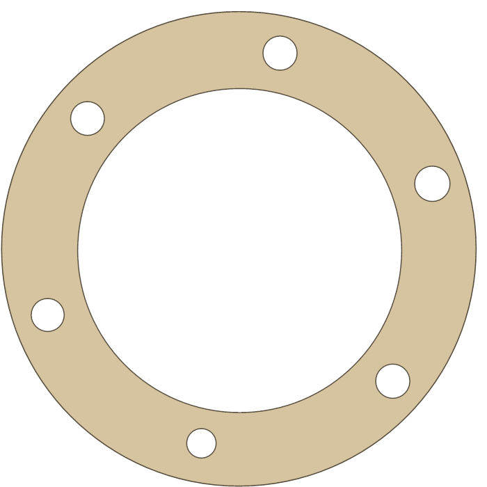 Yamaha Fuel Pump gasket outline, OEM J10-15426-00, B material