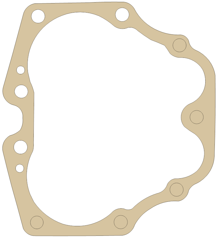 Norton Cylinder Base gasket outline, OEM 06-3812, A material