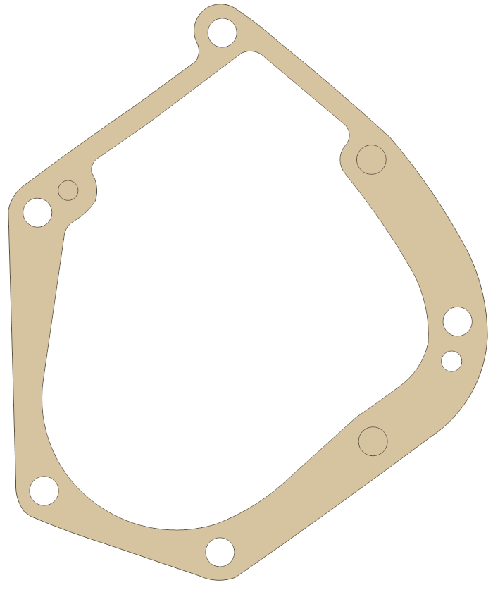 Norton Commando Inner Gear Box gasket outline