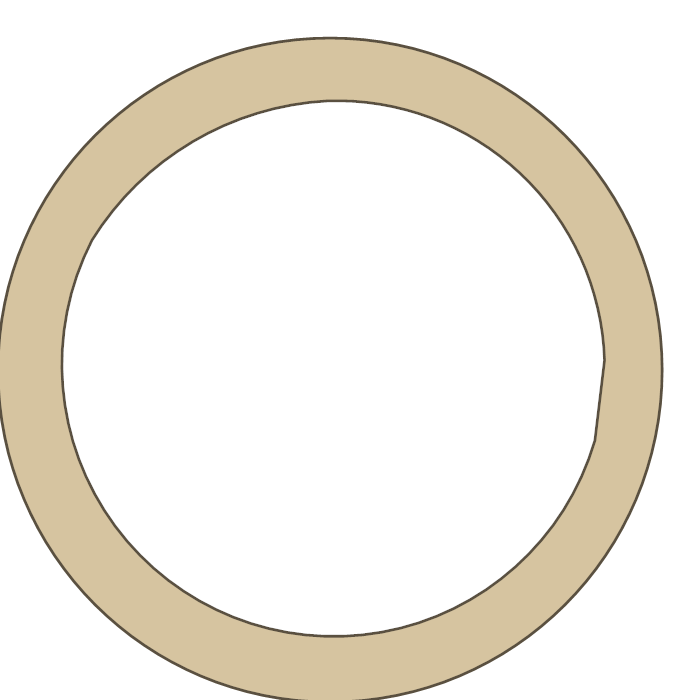 Norton O-Ring gasket outline, OEM 06-2580, B material