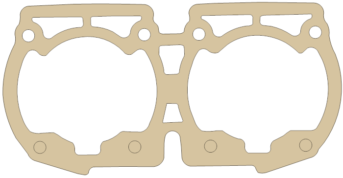 Sea-Doo Sample 22 gasket outline