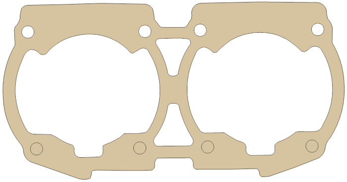 Sea-Doo Sample 23 gasket outline