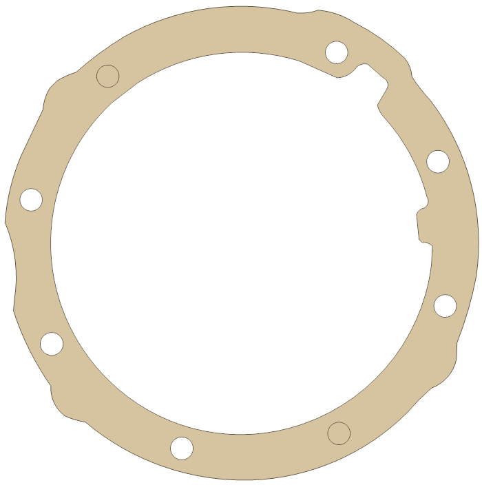 Sea-Doo XP650 6 gasket outline