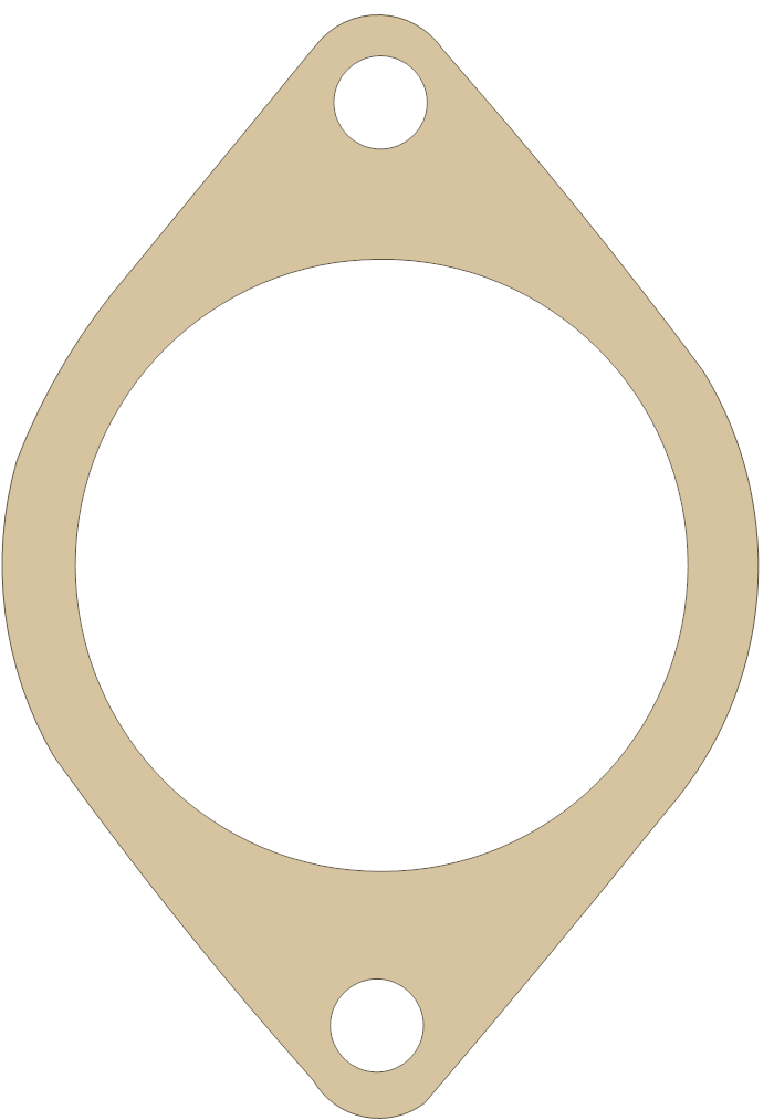 Sea-Doo XP650 7 gasket outline
