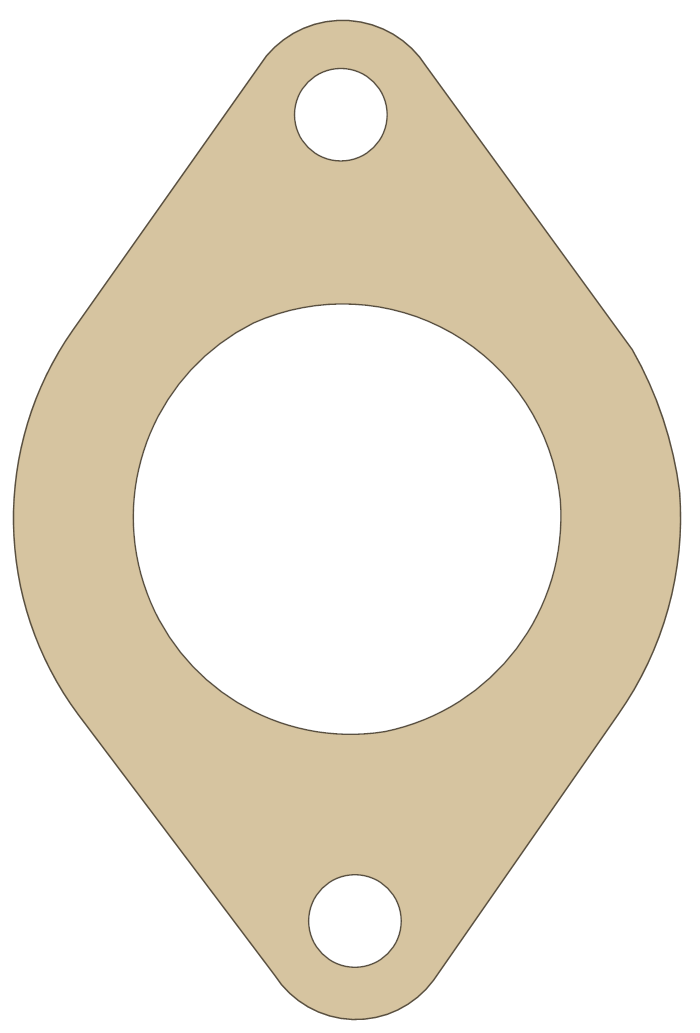 Sea-Doo XP650 8 gasket outline