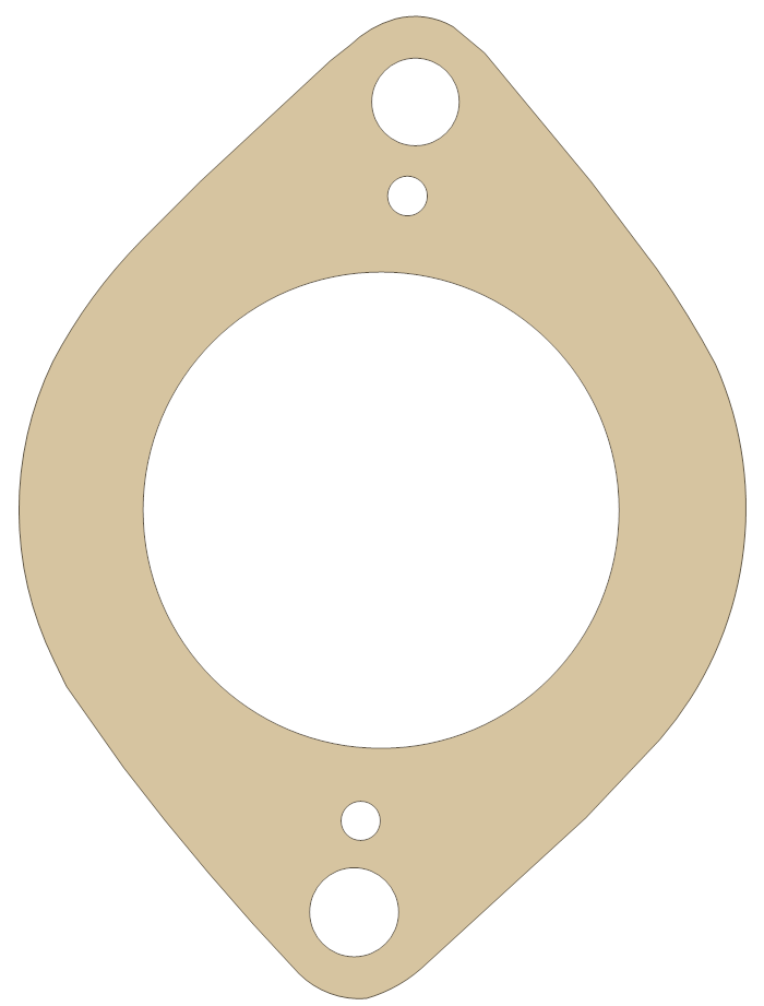 Sea-Doo XP Carb Base gasket outline