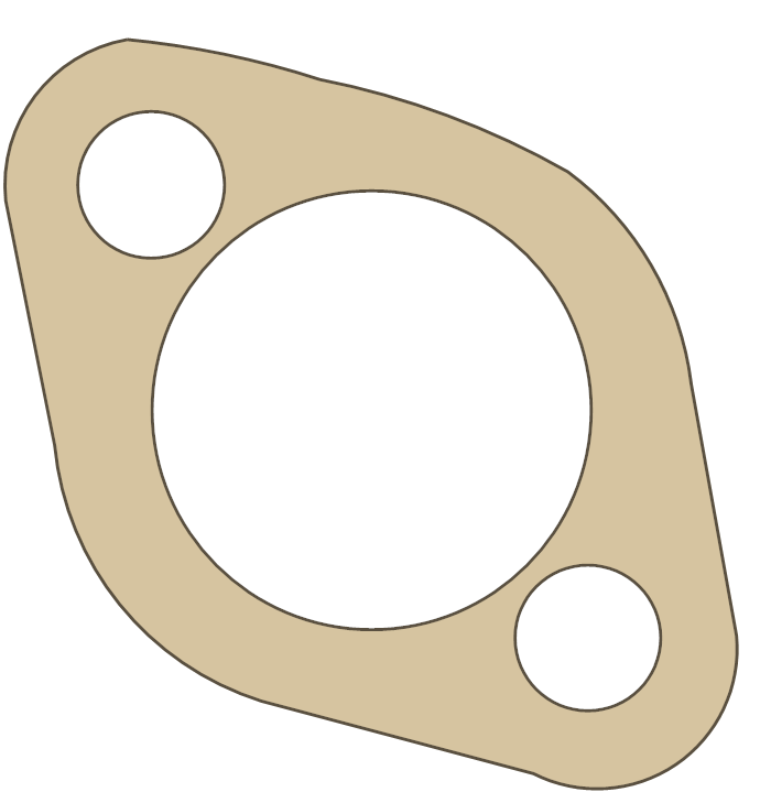 Sea-Doo Sample 9 gasket outline