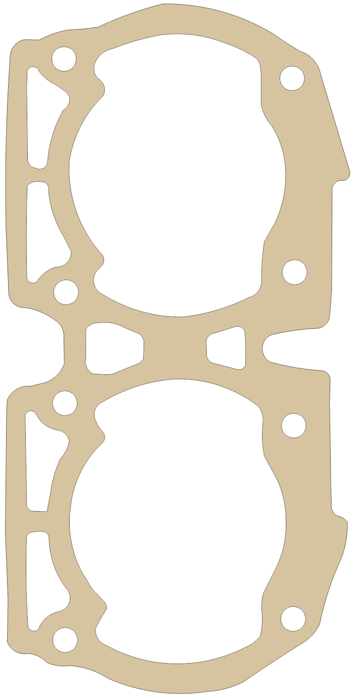 Sea-Doo Sample 10 gasket outline